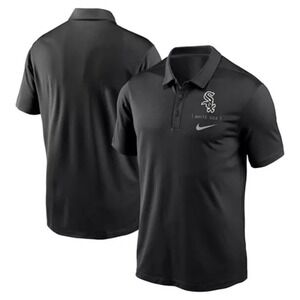 NEW Nike Dri-Fit‎ Men's Chicago Sox Baseball Franchise Polo Black Size Small